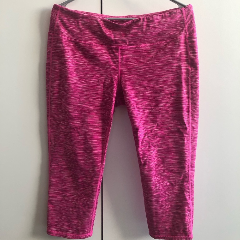 Pink Athleta capris